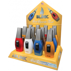 Blink Dynamite Two Flame Torch Lighter - (Display of 12) [BDYNDUAL]