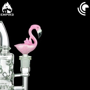 Empire Glassworks - Pink Flamingo Bowl Piece [21280114]*