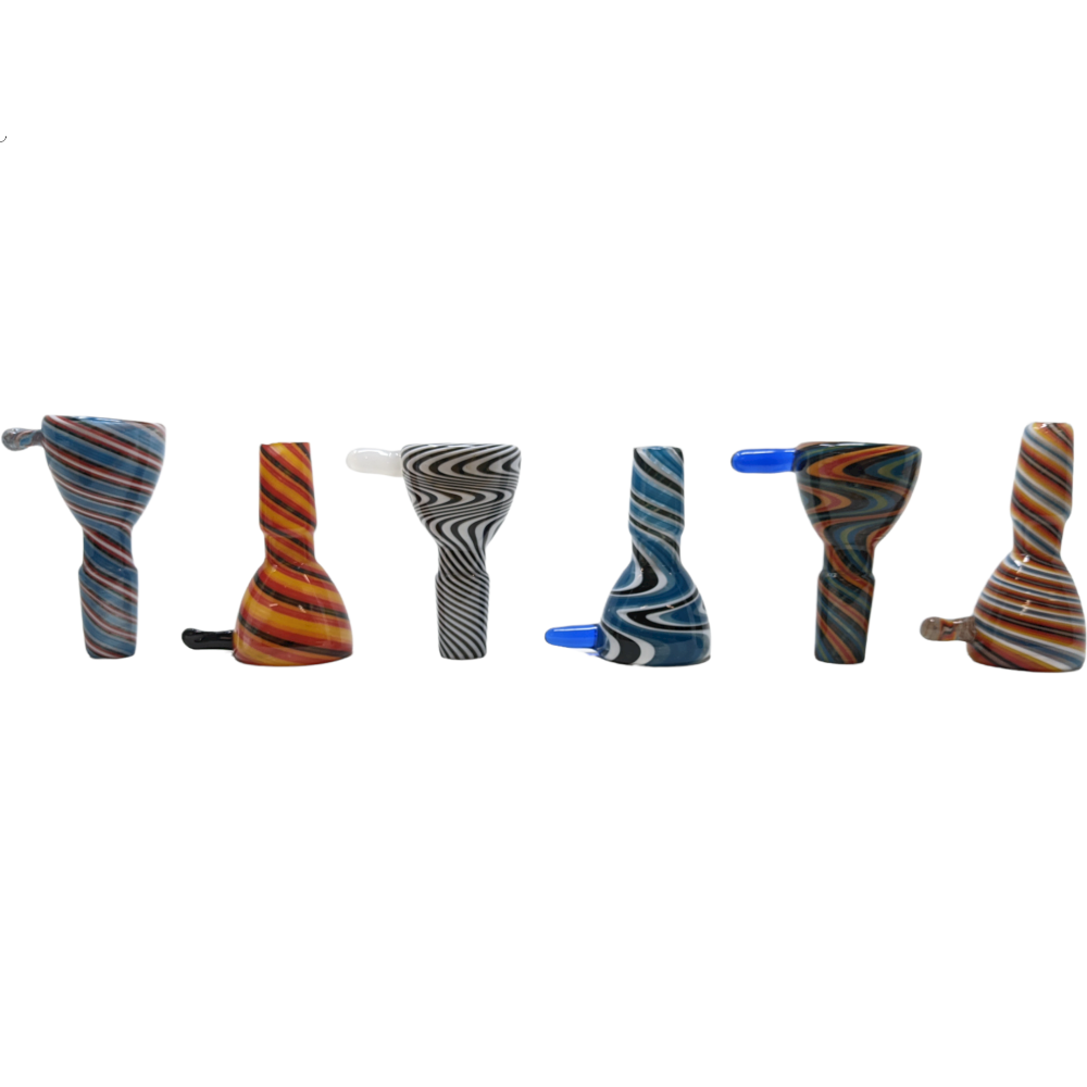 14mm Wig Wag Art Assorted Colors Bowl [A38]