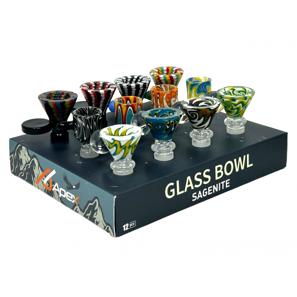 Sagenite Bowl 12ct Display - [BD400]