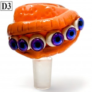 14mm Funny Mouth Peepers Bowl - D3 [BL531-D3]