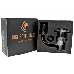  20mm Spinning Quartz Banger set with 5 Terp pearls & 1 Glass carb cap - 18mm Male Joint [DSQ837] 