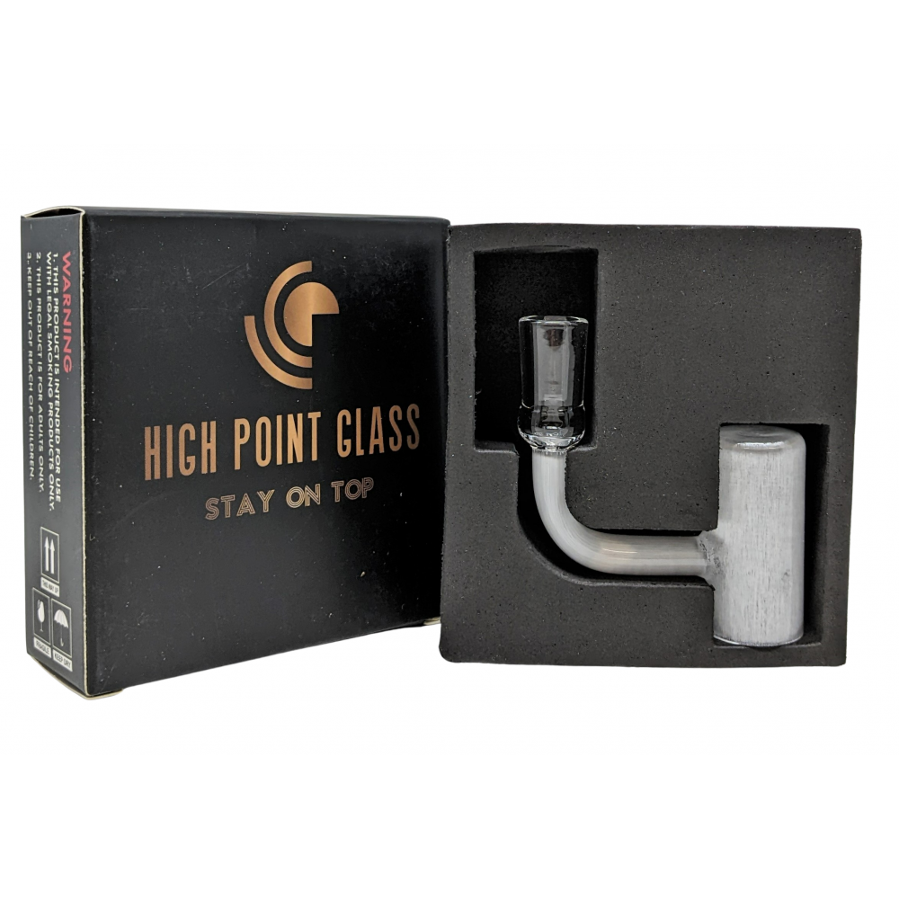 20mm Dia - Milky quartz banger -10mm Female Joint [DSQ812]