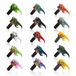 14mm Assorted Wig Wag Multi Spiked Bowl - [CRBW2253]