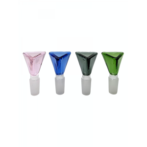 14mm Male Joint  Triangle Shape Color Bowl [DS1693]