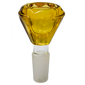 14mm Diamond Shaped Glass Bowl [GBW-010-14M]