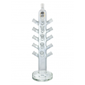 17.8" On Point Glass - Bowl and Banger Stand - 14MM Female - [GW-1801-14F]