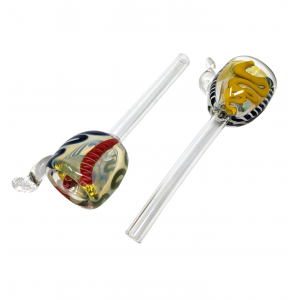 Silver Fumed Dichro 9MM Slide Bowl (Pack of 2) [HHD9] (MSRP $19.99)