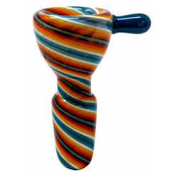 18MM Assorted Color Twisted Line Art Handle Bowl - [PA01-18]