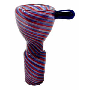 18MM Assorted Color Twisted Line Art Handle Bowl - [PA01-18]