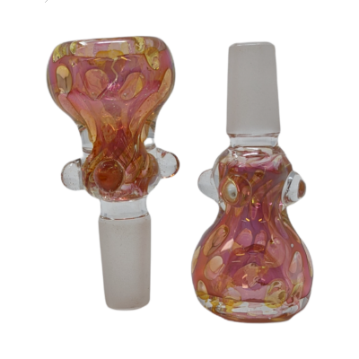14mm Gold Fumed Art Bowl (Pack of 2) [SG3209]
