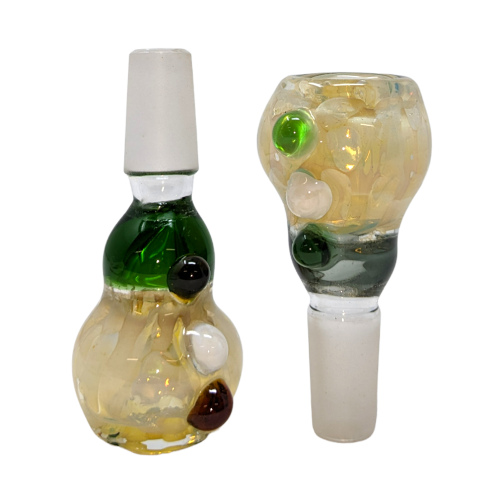 14mm Fancy Double Ball Art Bowl (Pack of 2) [SG3225]