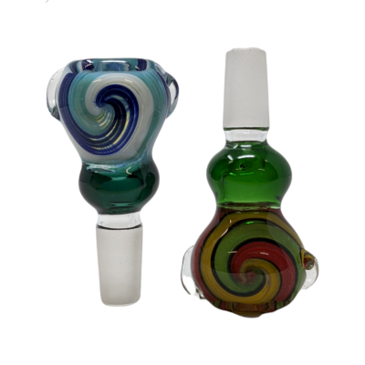 14mm Wig Wag Artwork Double Ball Art Bowl (Pack Of 2) [SG3229]