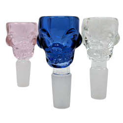 Assorted Colors Skull Bowl 14mm [WPH-10]