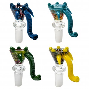 14mm Wigwag Art TrunkTusk Design Bowl - Assorted [WSG797]