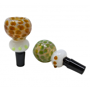 14mm Fumed Art Honeycomb Marble Art Bowl - (Pack of 2) [YT25]
