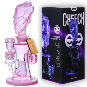 Cheech Glass - 10.5" The Conscious Guru - Enlightenment W/ Every Puff Water Pipe - [CH-241]