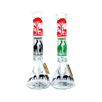 Cheech Glass 15" Safari Beaker Water Pipe 18Female [CHE-162]