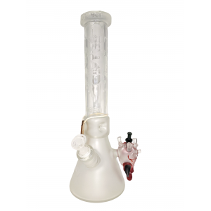 15" Cheech Glass "Your Heart Belongs to Cheech" Beaker Water Pipe with Dab Pad - [CHE-216]