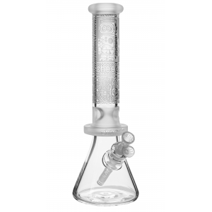 14.5" Cheech Glass Robot Takeover Beaker Water Pipe - [CHE-217]