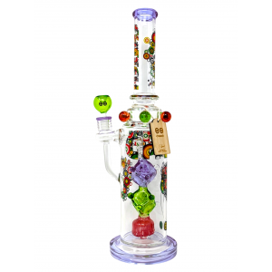 Cheech - 15.5" Cubes In Tubes Water Pipe [CHE252]