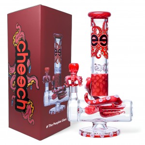 Cheech Glass - 14" Can You Tell We Really Like Octopuses? Incycler Water Pipe - [CHE-OCT]