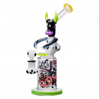 Cheech - 13" You Mess With The Bull You Get The Horns Water Pipe - [CHE-333]