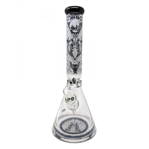 14" Cheech Glass Viking King Beaker Water Pipe - [CHE-51-1]