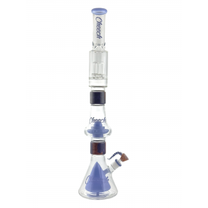 Cheech - 24.5" Detachable Part Beaker in Beaker Perc  W/Matrix Perc Water Pipe - Jade Blue [CHWP06]