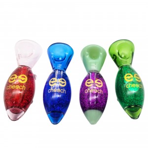 Cheech Glass - 4.5" Glitter Lava Lamp Hand Pipe - [GHP-1000]