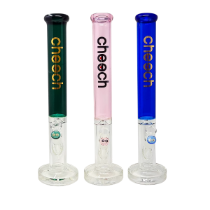 Cheech Glass 18"  Straight Tube With Cheech Logo [HR-S133] 