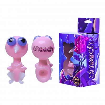 Cheech - 3.5" Pink Birdie Hand Pipe - [PIPE-167]