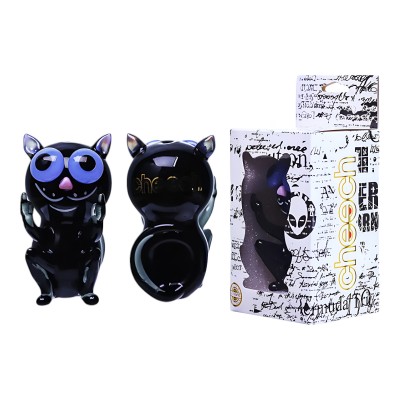 Cheech - 3.5" Black Cat Attack Hand Pipe - [PIPE-169]