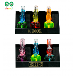 4" Cheech Glass Diamond Shape Glycerin Spoon Hand Pipe [PIPE-9]