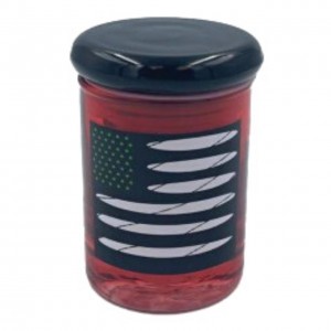 Fu Leaf Flag 3oz Stash Jar (Pack of 4) [CJJAR0004]