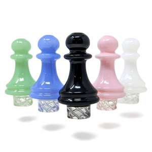 Assorted Color Chess Pawn Directional Carb cap (Pack of 5) - [CC88]