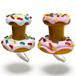 Assorted Color Sprinkle Happiness Donut Carb Cap - 2Pk [CC91]
