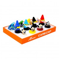 Apex - Joyride Panda, Clown & Directional Spinner Carb Cap - 12ct. Display