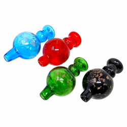 Assorted Color Dicro Dot Art Ball Carb Cap - [GCP-DA06]