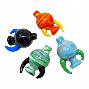 Assorted Color Ball W/Horn Carb Cap - [GCP-DA19]