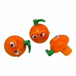 Smiley Orange Carb Cap - [GCP-DA36]