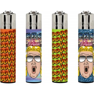 Clipper Lighters - Ric Flair Drip "Woooo" 1.0 - 48ct Display [CLRCD1-48CT]