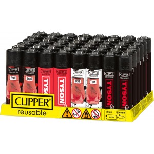 Clipper Lighters - Tyson 2.0 "Tyson Glove" - 48ct Display [CLTYSNTG-48CT]