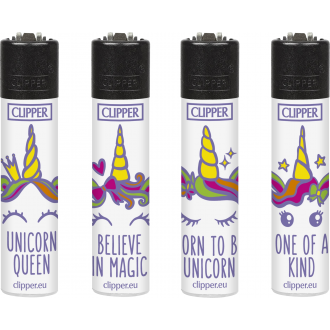Clipper Lighter - Unicorn - (Display of 48)