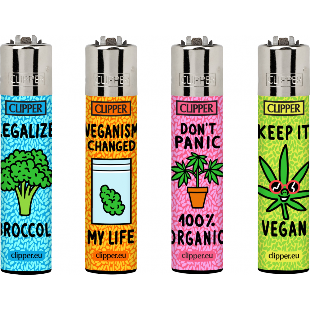 Clipper Lighter Vegan Quotes (Display of 48)