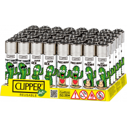 Clipper Lighter - Cactus - (Display of 48)