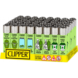 Clipper Lighter - Think Green - (Display of 48)