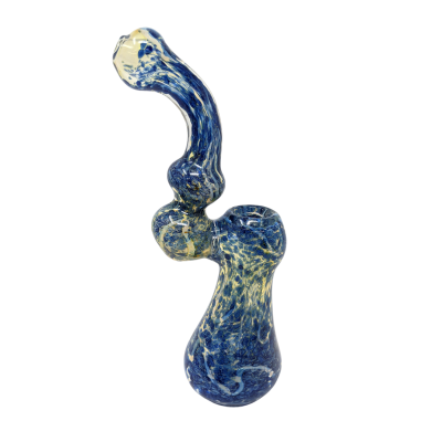 8" Frit Fade Swirl Rope Bubbler Hand Pipe - [STJ45]