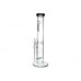 Clover Glass - 15.5" Inline Perc Color Rim & Lip Water Pipe [WPA-245]