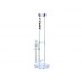 Clover Glass - 15.5" Inline Perc Color Rim & Lip Water Pipe [WPA-245]